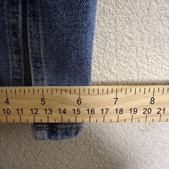 Abercrombie & Fitch High Rise Denim Jean Pant Women 24 Curve Love Slim Western - Picture 9 of 13